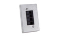 AUSMA METAL SILVER SWITCH 4 LEVER