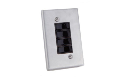 AUSMA METAL SILVER SWITCH 4 LEVER