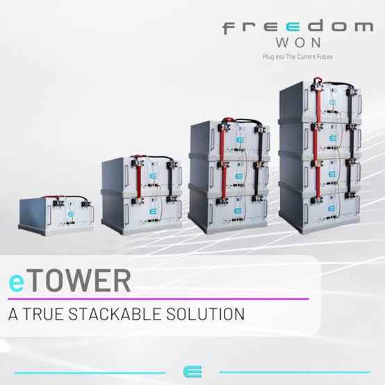 Freedom Won 5kW E-Tower Li-Ion Battery - image 3