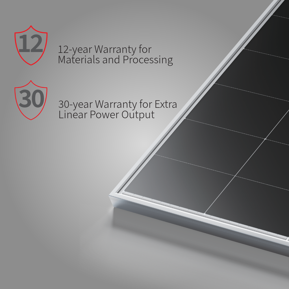 LONGi 635W Bifacial Double-Glass Solar Panel - image 3