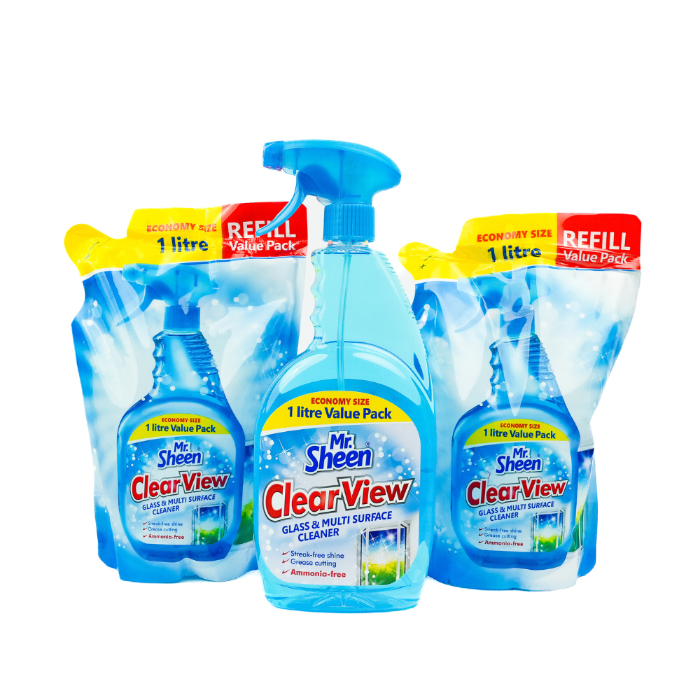 Mr Sheen ClearView Window Cleaner Bundle