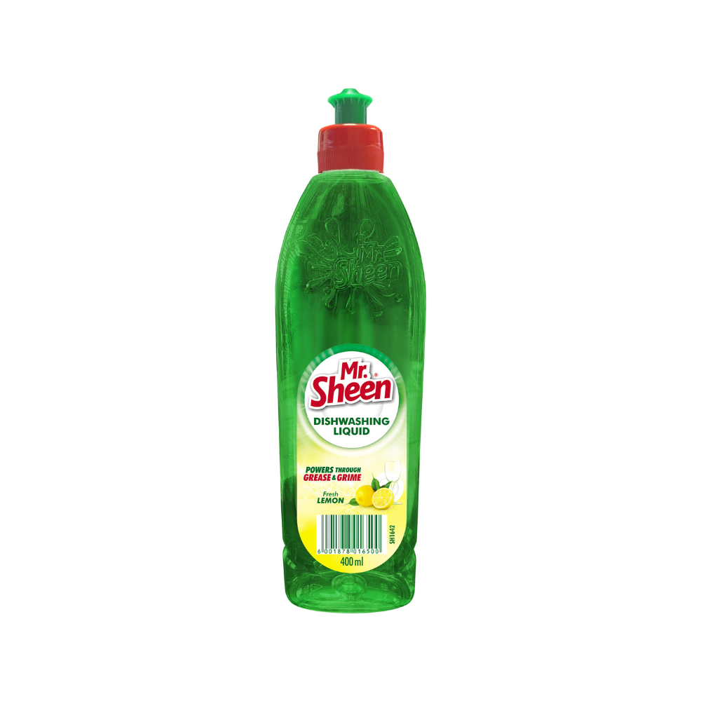 Mr Sheen Dishwashing Liquid 400ml - Fresh Lemon