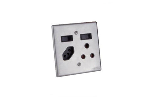 AUSMA METAL SILVER D02 3 + 2 PIN