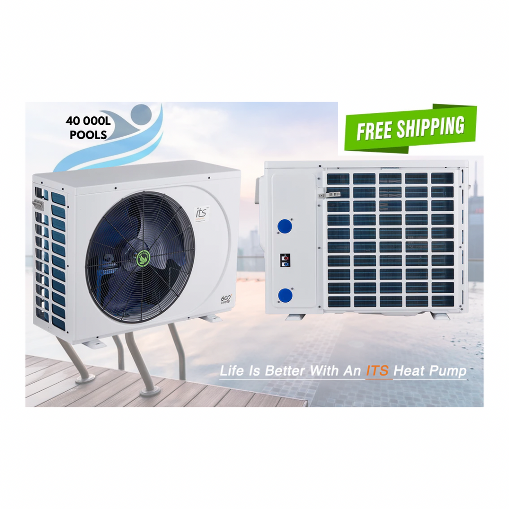 ITS 12.8kW Inverter Pool Heat Pump White or Black 25.6kW Combo - image 7