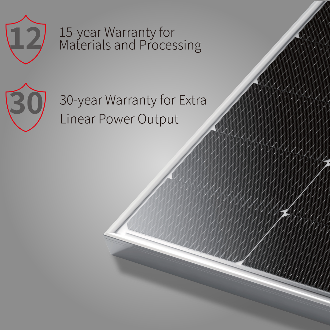 LONGi 615W Bifacial Double-Glass Solar Panel - image 3