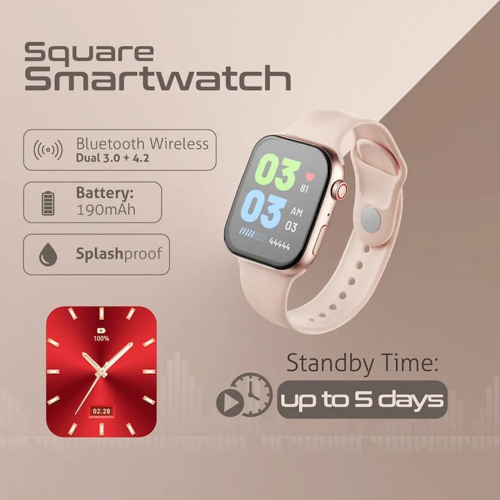 Amplify Challenge Series Square Smartwatch - Gold