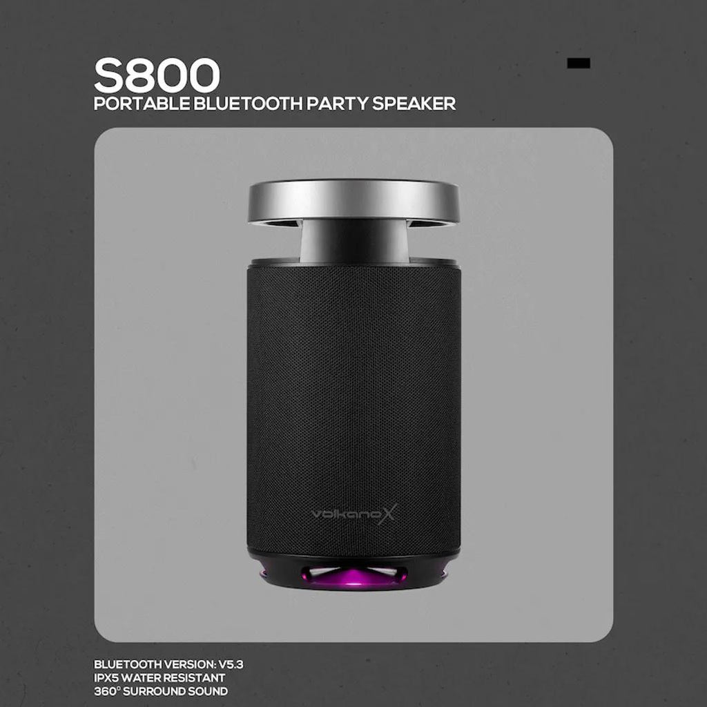 VolkanoX S800 Portable Bluetooth Party Speaker