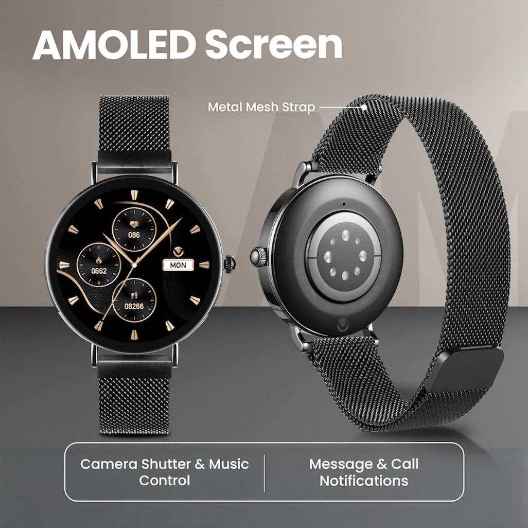 Volkano Valencia Series Ladies Smart Watch - Black