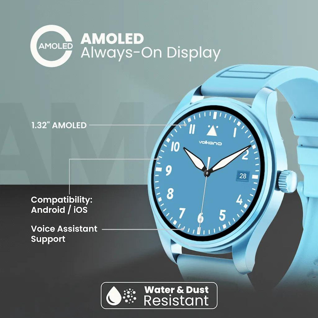 Volkano Eon - Smartwatch - Light Blue