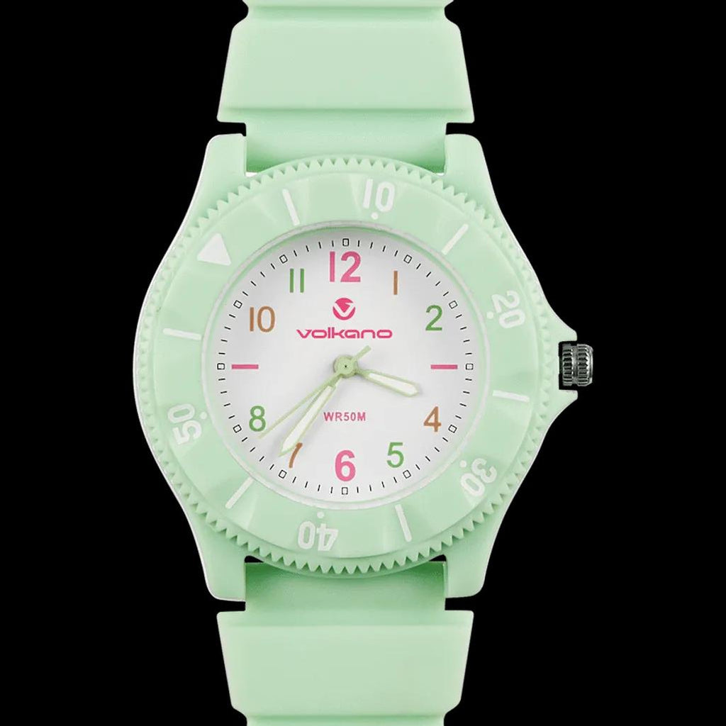 Volkano Mallow Series Kids Analogue Watch - Green