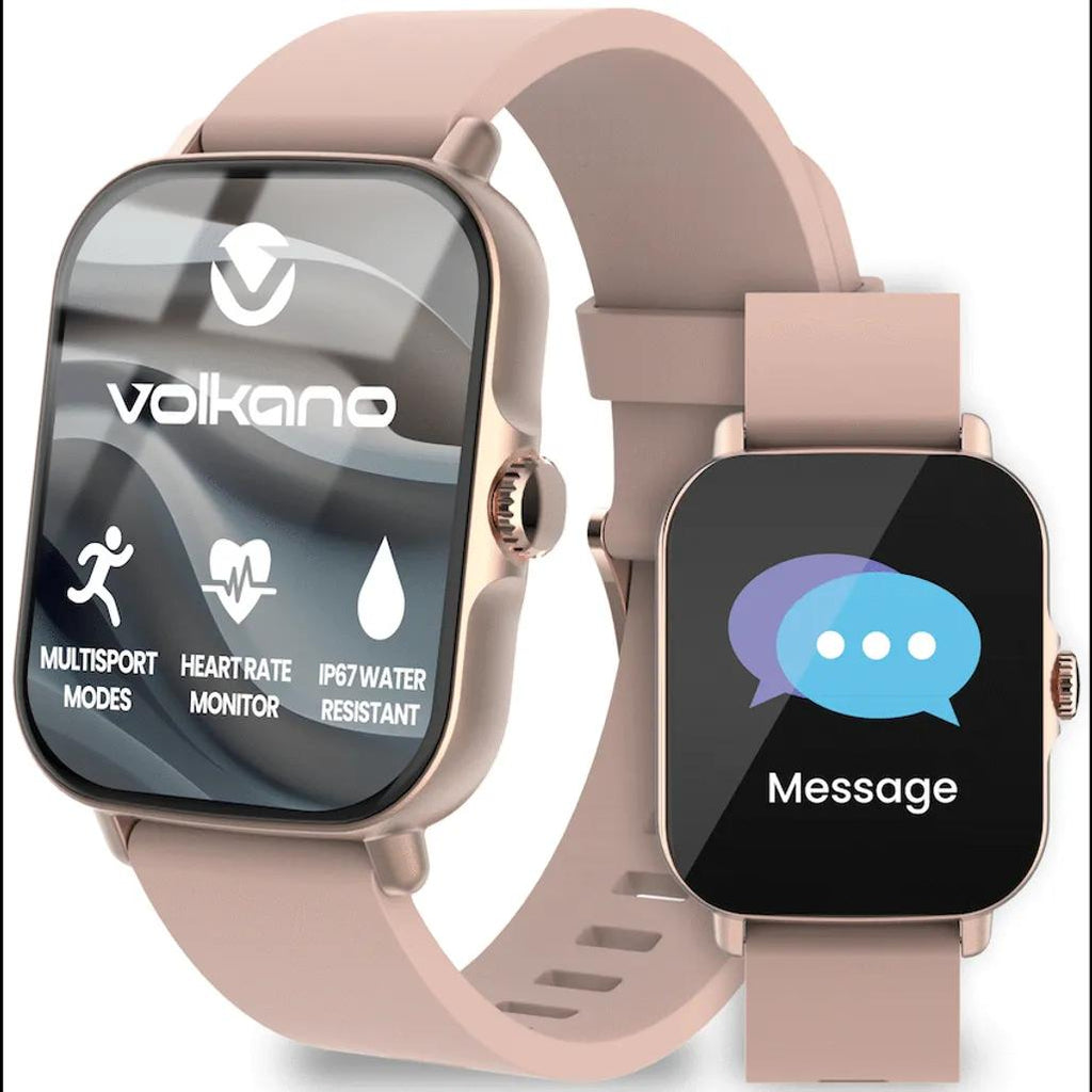 Volkano Active Tech Serene series Watch with heart rate monitor - Gold