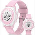 Volkano Kids Digital Watch with Apple Find My - 3ATM Waterproof (Anti-Lost) - Pink