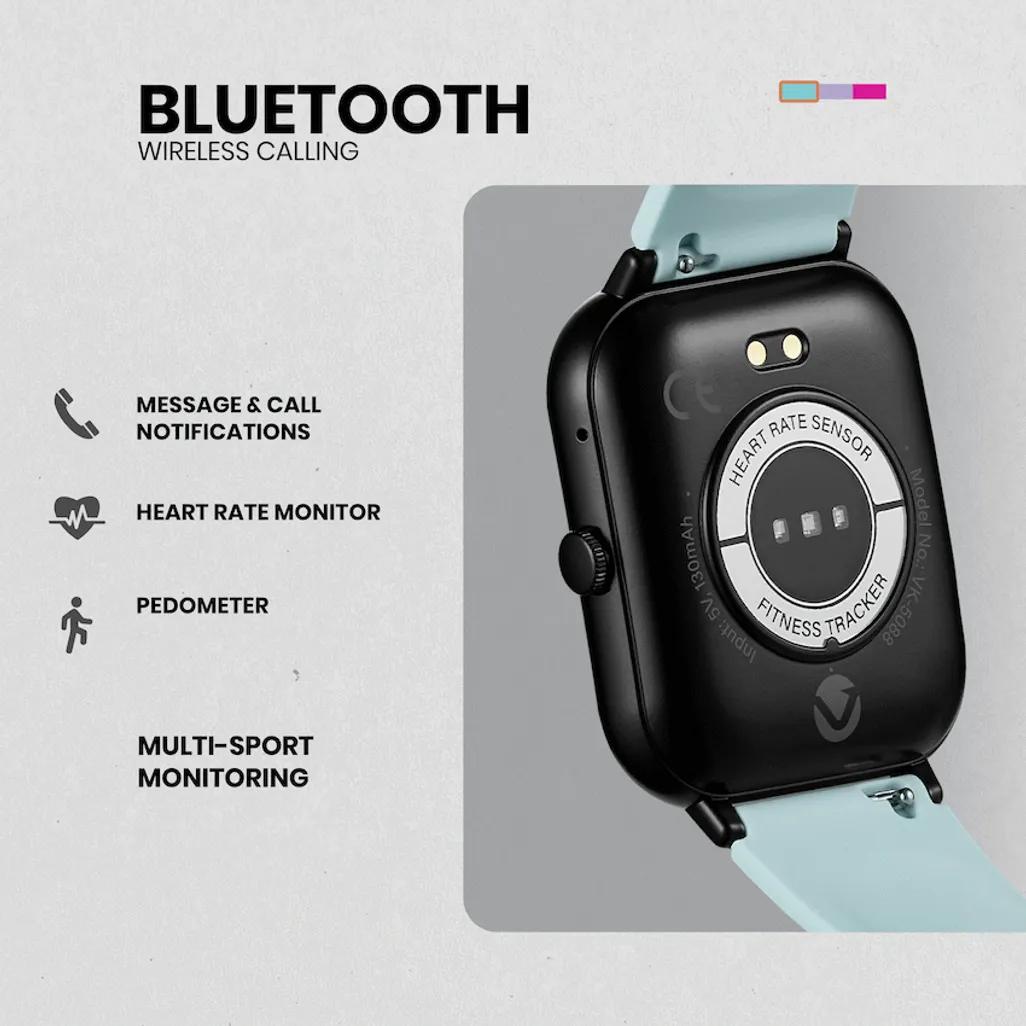 Volkano Chroma Series Smartwatch with Teal Strap