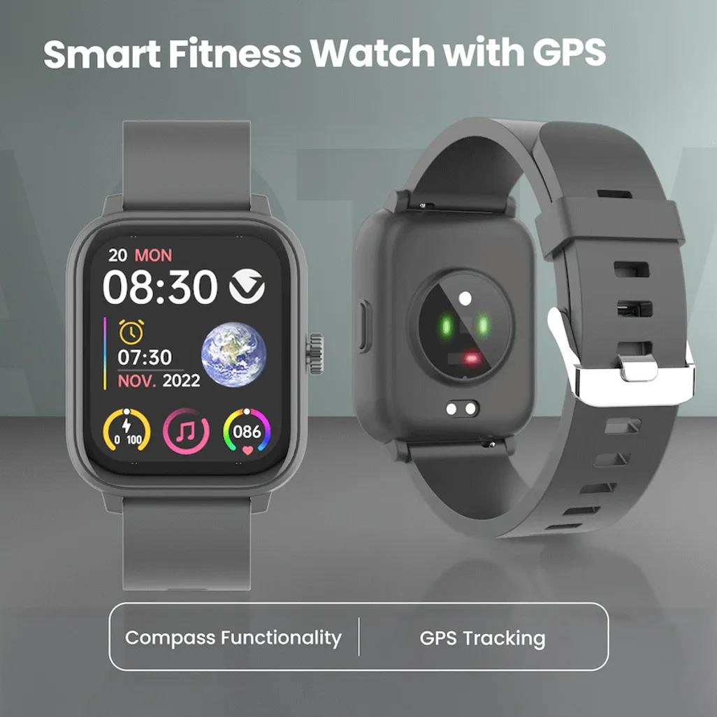Volkano Stamina Series GPS Smartwatch - Black