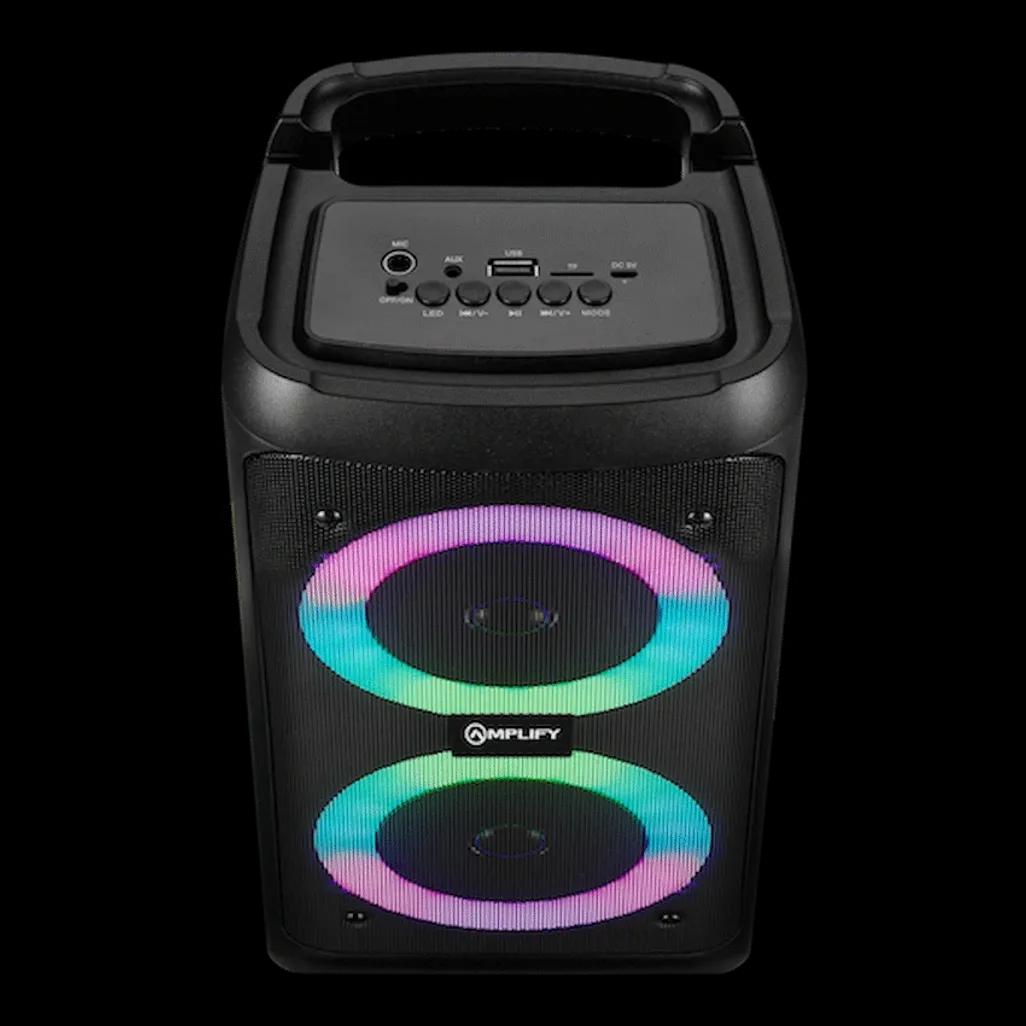 Amplify Megavibe Series Dual 4 inch Party Speaker - Black