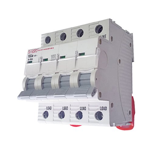 ONESTO KC3E-463 4 POLE 3KA 63AMP CIRCUIT BREAKER
