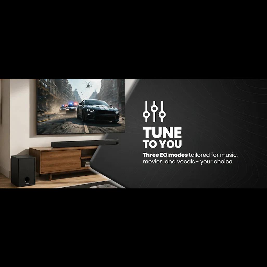 Volkano Turbulent Series 80w 2.1 Soundbar