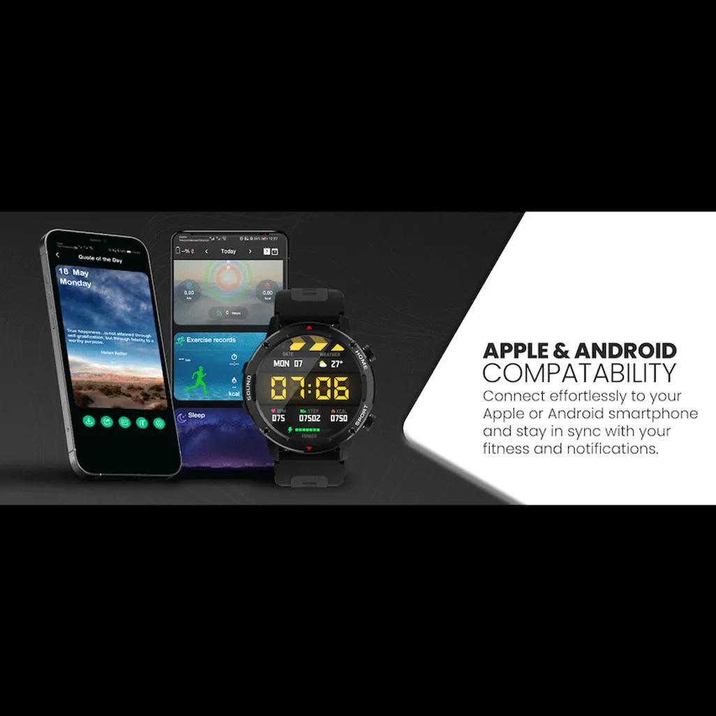 Volkano Power Series Smart Watch - Black