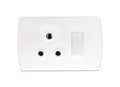 ONESTO TRINITY RANGE     4X2 Single Switched Socket Outlet Horizontal