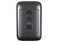 ONESTO ORACLE RANGE   4X2 3 Lever 1 Way Black Switch
