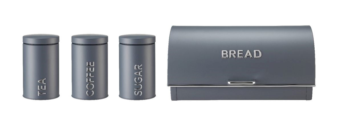 4PC CASA ROLLTOP BREADBIN SET