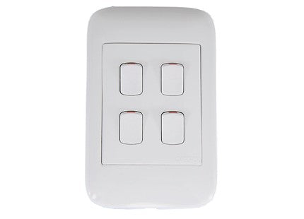 Onesto oracle range  4X2 4 Lever Switches