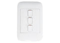 Onesto oracle range  4X2 3 Lever Switches