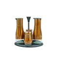 4PC OIL VINEGAR SET - gold