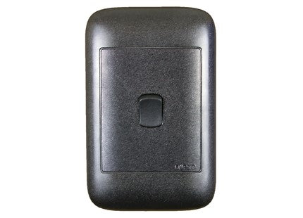 ONESTO ORACLE RANGE    4X2 1 Lever 2 Way Black Switch