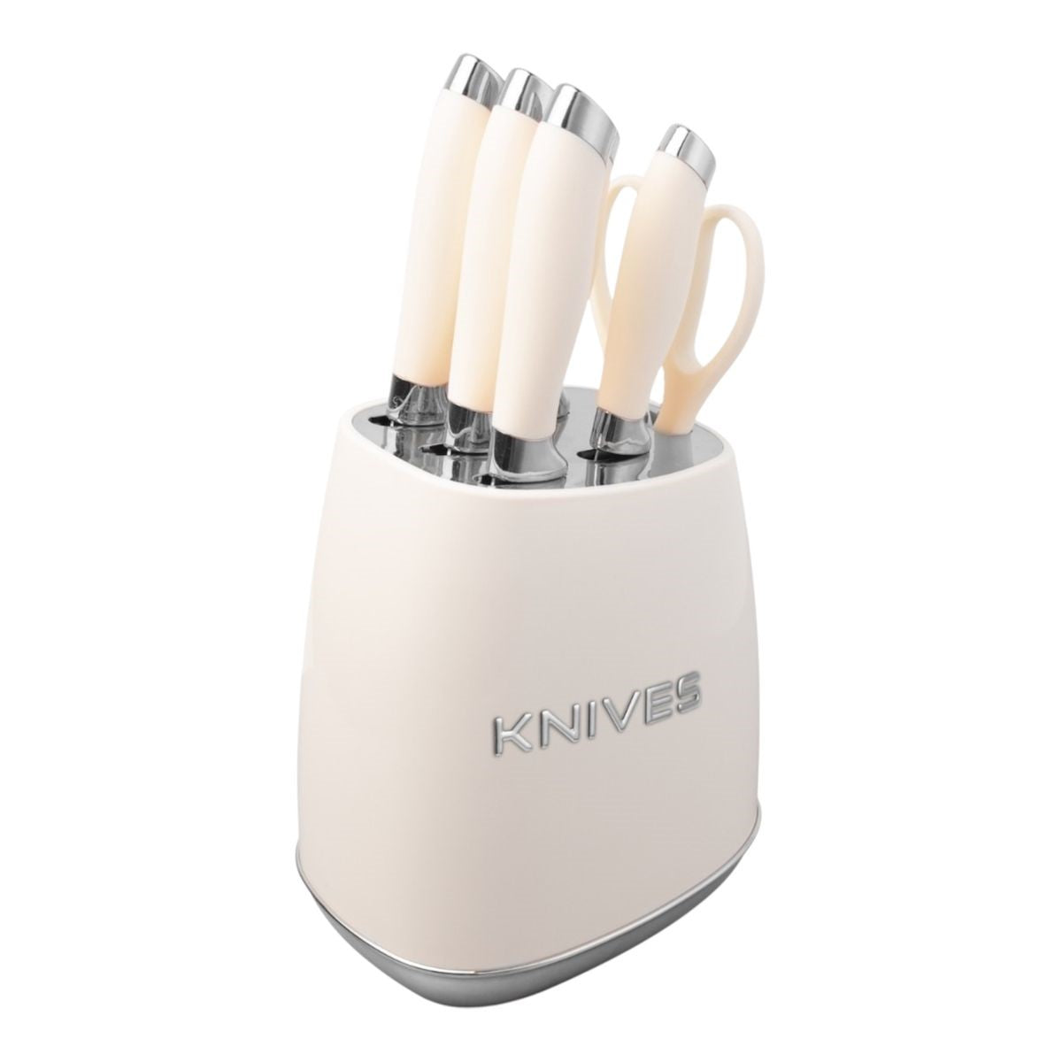 MILANO 6PC KNIFE SET WITH RETRO BLOCK