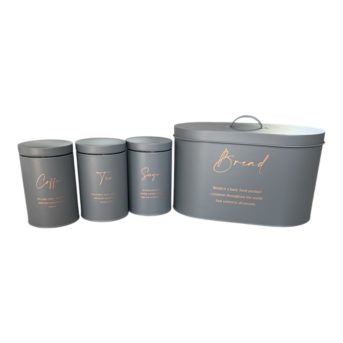 4PC BENTE BREADBIN SET