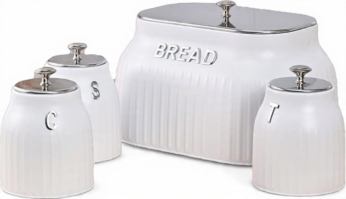 BREAD BIN WITH CANISTER - VERDE COLLECTION