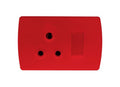 ONESTO TRINITY RANGE     4X2 Single Dedicated Socket Red