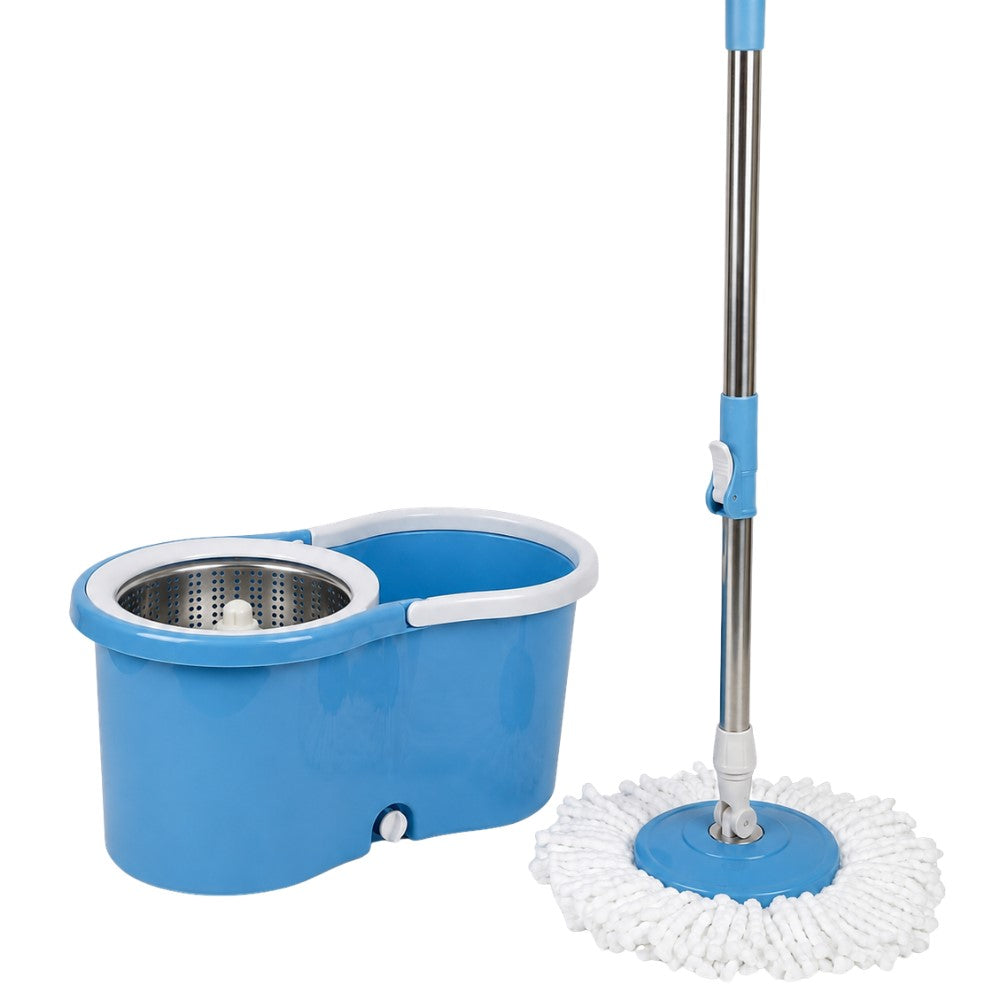 SPIN MOP(EXTRA HEAD & STAINLESS STEEL BUCKET)