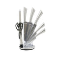 9PC KNIFE SET - silver