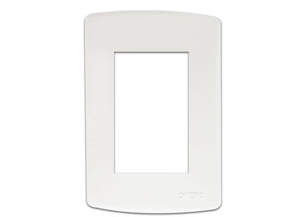 ONESTO TRINITY RANGE       4X2 3 Lever Yoke Only White