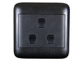 ONESTO ORACLE RANGE     4X4 3 Lever 1 Way Black Switch