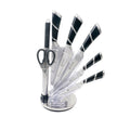 9PC KNIFE SET - Black handle