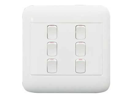 Onesto oracle range  4X4 6 Lever Switches