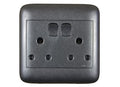 ONESTO ORACLE RANGE      4X4 Double Black Switch Socket
