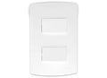ONESTO TRINITY RANGE    4X2 2 Lever 2 Way Switch White