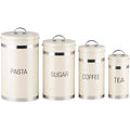 4PC FLORENZO CANISTER SET - Cream