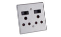 AUSMA METAL SILVER SOCKET DOUBLE