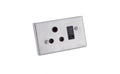 AUSMA METAL SILVER SOCKET 4X2