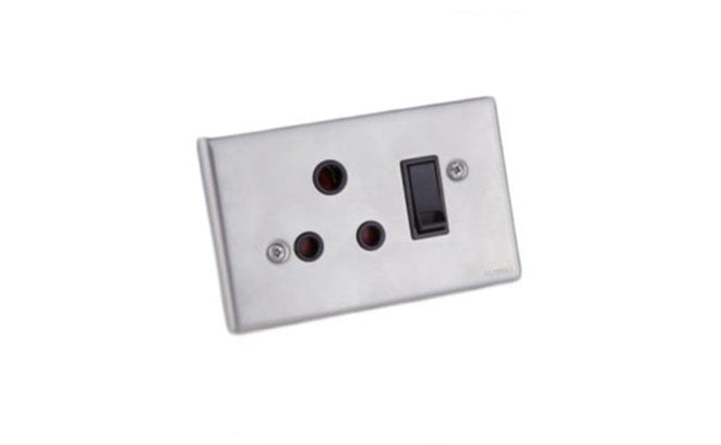 AUSMA METAL SILVER SOCKET 4X2