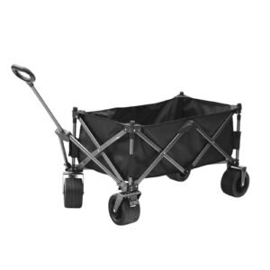 Heavy-Duty Collapsible Utility Wagon | Foldable Cart - All-Terrain Wheels